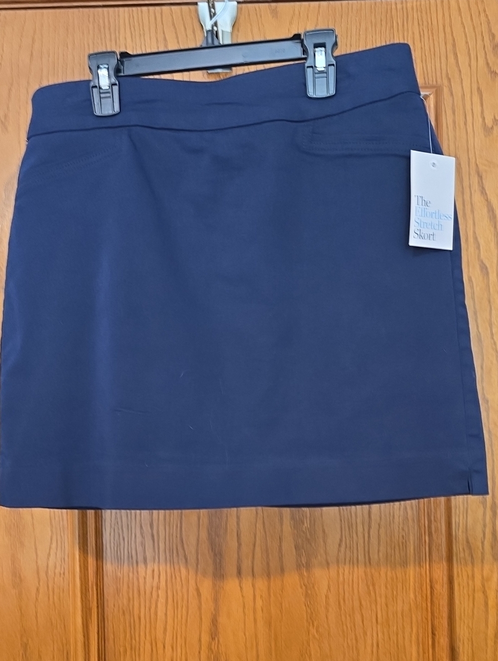 croft & barrow Navy High-Waist Stretch Skort